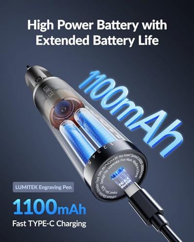 LUMITEK Engraving Pen, 67-in-1 Rotary Tool Kit for 3D Printing & DIY Crafts