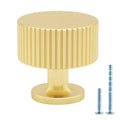 24 Pack Gold Cabinet Knobs Brushed Brass Dresser Drawer Knobs - color: Gold, size: 24 Pack