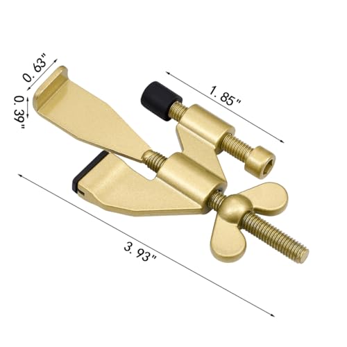 Gold Adjustable Heavy Duty Portable Door Lock,No Drill - color: Gold