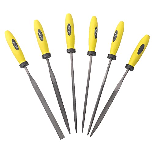 Needle File Set (6 PIECE Set) 3x150mm - color: Carbon Steel, size: 3x150mm
