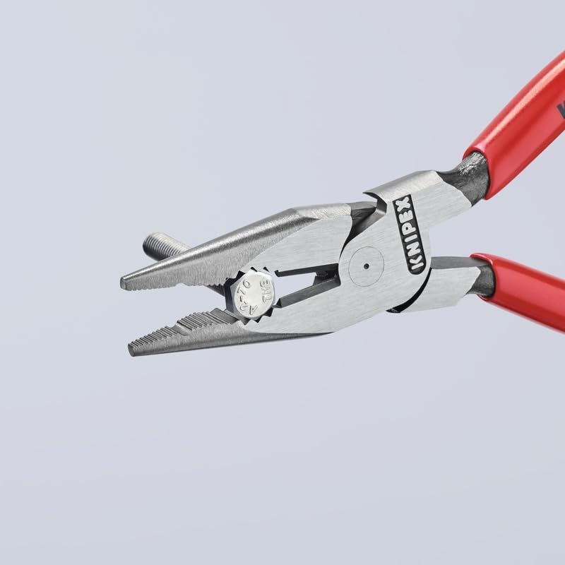 Knipex Tools 08 21 145 6" Needle Nose Combination Pliers, - style: Plastic Coated Handles