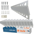 PHS French Cleat Hanger, 18 in, Holds 90 lb, 10 Pairs - size: 10 Pack