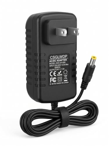 24V 1.5A Power Supply Cord 36W AC DC Adapter,100V-240V AC to DC with 5.5mm * 2.1mm Plug, Suitable for LED Light Strips, Safety Closed-Circuit Monitoring, Routers.