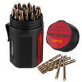 29Pcs(1/16"-1/2") Cobalt Drill Bit Set M35 HSS Jobber Length - size: 29pcs (Plastic Box), 1/16"-1/2"