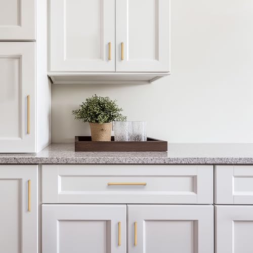 Champagne Bronze Cabinet Pulls Cabinet Handles, 12-3/5 Inch, 10 Pack | Zinc Alloy Handles, Modern Bar Grip, Kitchen Cabinet Update, For Dressers, Bathroom Vanities, Cupboards, Furniture Projects - color: Champagne Bronze, size: 12-3/5 Inch Hole Center