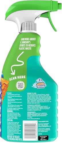Scrubbing Bubbles Easy Clean Foaming Bleach-Free Bathroom All Purpose Cleaner, Fast-Acting Foam Cleans Limescale, Dirt and Grime on Showers, Sinks, Toilets, Tiles, Counters, 32oz Spray (Pack of 2) - size: 32 Fl Oz (Pack of 2)