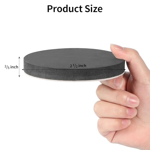 Yelanon Felt Furniture Sliders 16 Pcs 2.5" Round for Hardwood & Tile - size: 16pcs 2.5"
