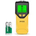 Stud Finder Wall Scanner - 5 in 1 Stud Finder Tool w/Smart Chip and HD LCD Display, Stud Detector Beam Finders for the Center and Edge of Wood AC Wire Metal Studs Joist Pipe (‎Silver Plate)