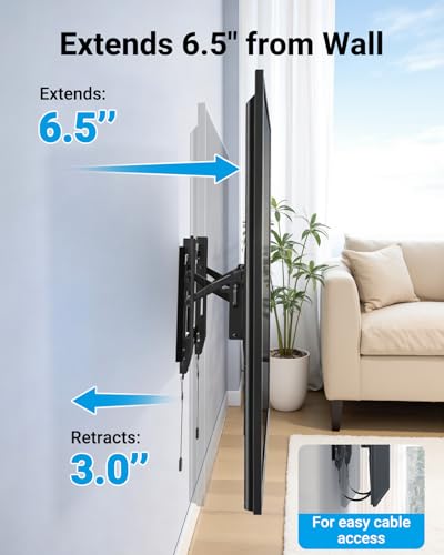 PERLESMITH Advanced Tilting TV Wall Mount for 42–100 inch TVs up to 160 lbs - size: 42-100'' Tilt TV Wall Mount