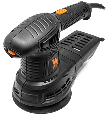WEN 6305 3.7-Amp 5-Inch Variable Speed Random Orbit Rotary Sander, Black - size: Rotary Sander, Corded