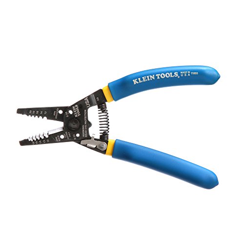 Klein Tools 80018P Tool Kit, Made in USA, Set with Wire Stripper, Screwdriver, Non-Contact Voltage Tester, GFCI Outlet Tester, Residential Tool Kit, 4-Piece - size: 4-Piece Residential Kit