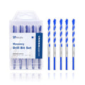 5 Pack 1/4" Masonry Drill Bit Set for Concrete,3 Flat Shank,4" Length - size: 1/4 inch（ 5 Pack ）, style: 3 Flat Shank