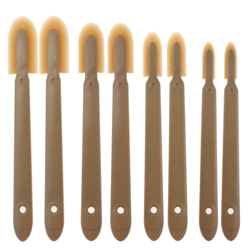 8Pcs Caulking Tool Kit, 4‑size non‑scratch silicone tools