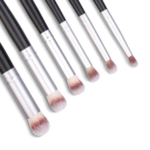 Drybrush Set - Premium Art Paintbrush Set for Miniatures,6 Different Sizes - style: 6P Black