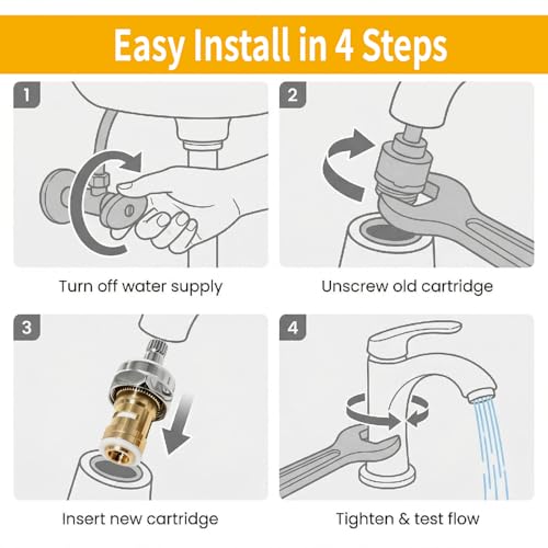 21-308L & 21-309L Valve Repair Kit–Cold & Hot 1/4 Turn Ceramic Cartridge
