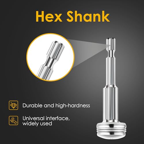 Kuenuilr Cutting Wheel for Drill 1/4 Inch Hex Shank Rotary Drill Saw