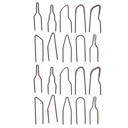 Burning Wire Tip, 20 Pieces Pyrography Tip Nibs Kit Wood Burning Pyrographic Tip Kit Metal Alloy Carving Heating Pen Nibs High Impedance No Bend Heating 30-50W Pyrography Machine Accessory Tool