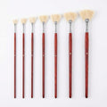 Fan Brush for Painting, 7-Piece Fan Brushes for Artists