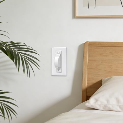 Child Proof Light Switch Cover Guard, 2 Pack Toggle Switch Lock,White - color: White, size: 2 Pack