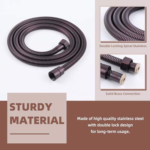 Angle Simple Handheld Shower Hose, Light Oil Rubbed Bronze, 59 Inches - color: Oil Rubbed Bronze, size: 59 Inch
