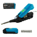 Kelvin Tools - Kelvin 17 Urban Screwdriver Set, All in One Everyday Multitool Screwdriver, Multi-Tip, Compact & Universal Precision, 13 Bit Set with Tape Measure, Liquid Level, Hammer and Flashlight - color: Blue