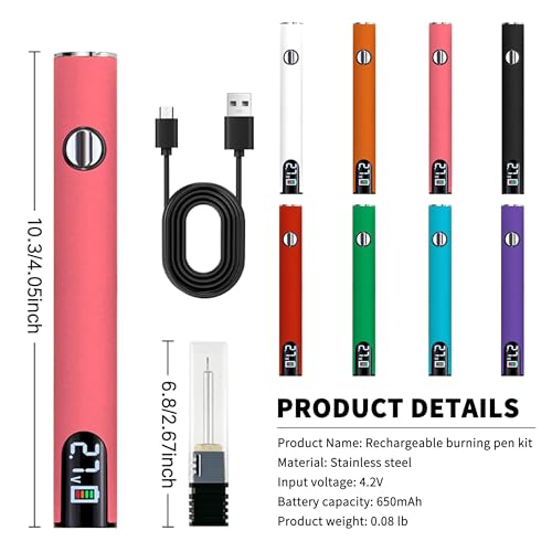 Linglong Xin Digital Cable tie Burning Pen(Blue) - color: Blue