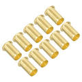 PATIKIL Brass Compression Insert for 1/2" Tube OD 10Pcs Insert Support - size: 0.5 Inch