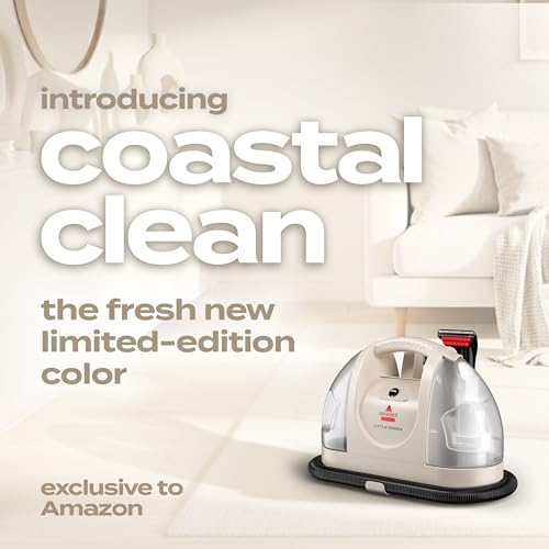 BISSELL Little Green Multi-Purpose Portable Carpet Cleaner, 3353D - color: Special Edition Coastal Clean, style: Little Green