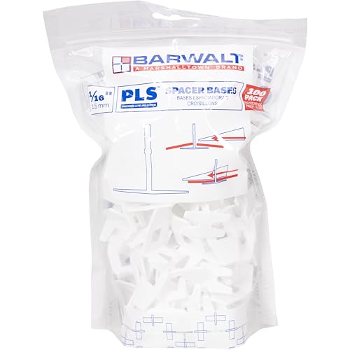 BARWALT PLS 1/16 Inch Tile Leveling System - size: 1/16 Inch Spacer