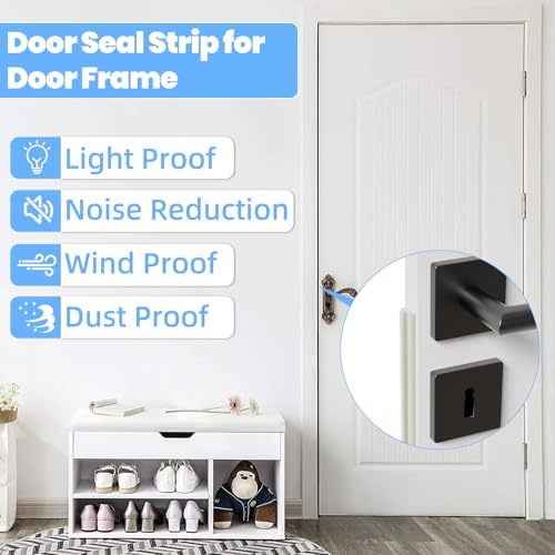 33ft White V-Shape Small Weather Stripping Door Frame Seal - color: White, size: 33 FT