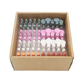 100 Pcs 3/32" Shank Aluminum Oxide Grinding Stone Sets