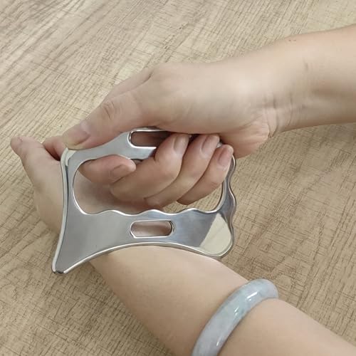 BYYDDIY SD 2 in 1 304Stainless Steel GuaSha Muscle Scraper Tools Set,Scar Tissue Tool,Physical Therapy Tools,Muscle Scraping Tool,Massage Scraper,IASTM Tools,Soft Tissue Massage Tool (SD2)