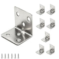 Shelf Support Corner Braces, 1.5 x 1.2 x 0.06 Inches - size: 1.5 x 1.2 x 0.06 Inch, style: Rectangular End