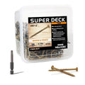 WELLOCKS #8 x 2 in Tan Deck Screws, 5.2 lbs with T25 Bit - size: #8×2", style: 5.2LBS Tan