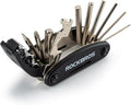 ROCKBROS Bike Multitool Lightweight 16-in-1 MTB Bicycle Multitool Compact - style: 16 in 1 Tools-1 Pack