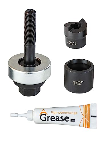 1/2" Conduit Knockout Punch with Manual Draw Stud 0.89" Hole - style: 1/2" knockout punch