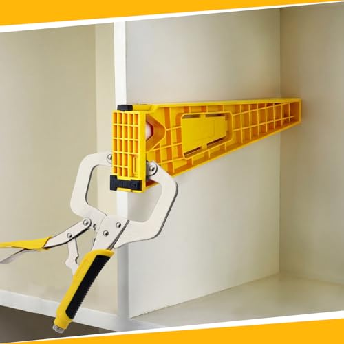 2 Pcs 11" Drawer Slide Jig and 2 Pcs 3" Face Clamps for Cabinets Drawers Desks Furniture Drawer Installation Tool Set Easy Alignment Mounting Hardware Kit Install Cabinet Slides- Set of 2
