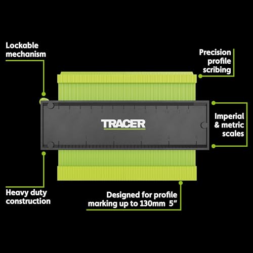 TRACER Contour Gauge 130mm (5”), Precise Marking Gauge - style: 130mm (5")