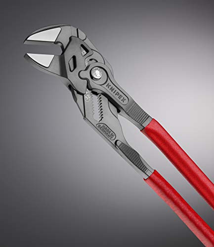KNIPEX Tools - Pliers Wrench, Black Finish (8601250), 10-Inch - size: 10-Inch, style: Wrench, Black Finish