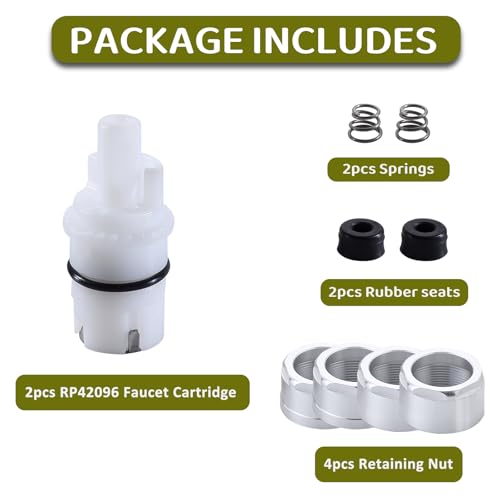 RP42096 Faucet Cartridge Repair Kit Compatible with Delta and Peerless faucet (2 Pack)