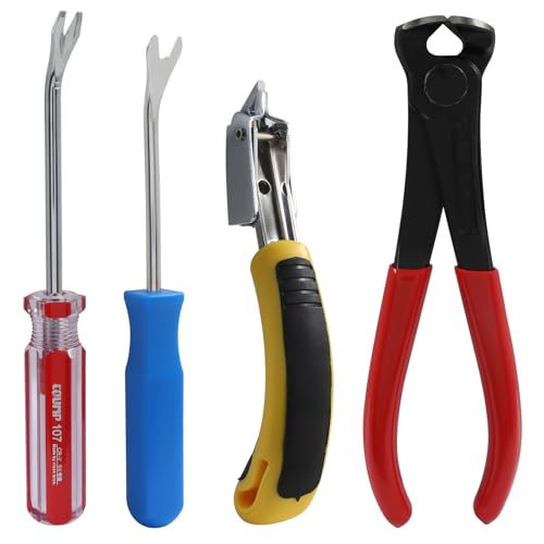 4 Pcs Heavy Duty Staple Nail Remover Tool Set - style: Style 4