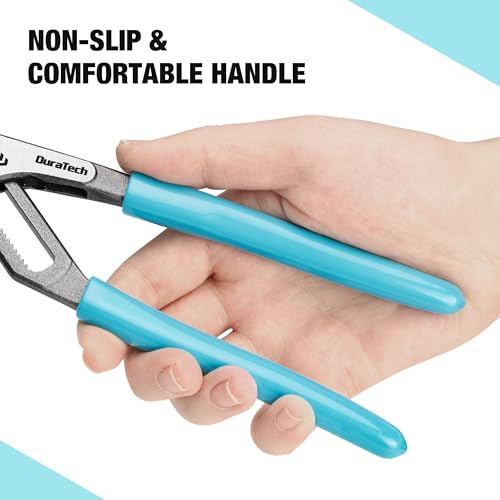 DURATECH 2-Piece Water Pump Pliers Set(8" & 10"), Groove Joint Pliers - style: 8"&10"