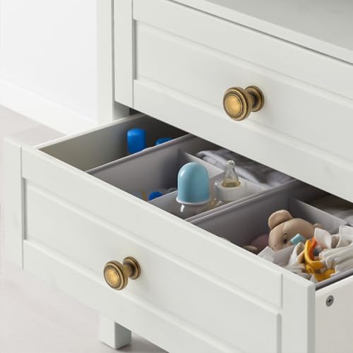 Amerdeco 10 Pack Antique Brass Cabinet Knobs Single Hole Cabinet Pulls 1 Inch Drawer Knobs for Bathroom Cabinets ZH0086 - color: Antique Brass, size: 1" Single Hole