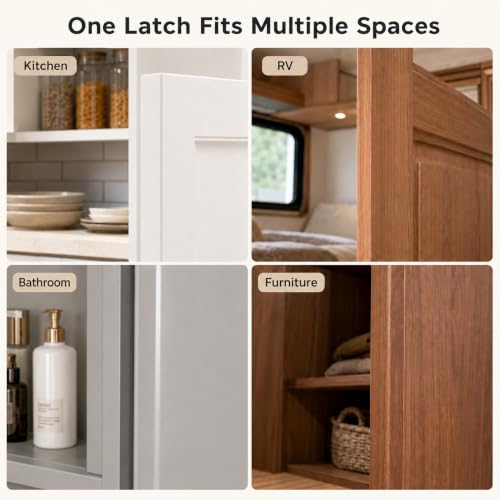 Mailbox Replacement Roller Catch Latch, 2 Packs RV Screen Door Locks