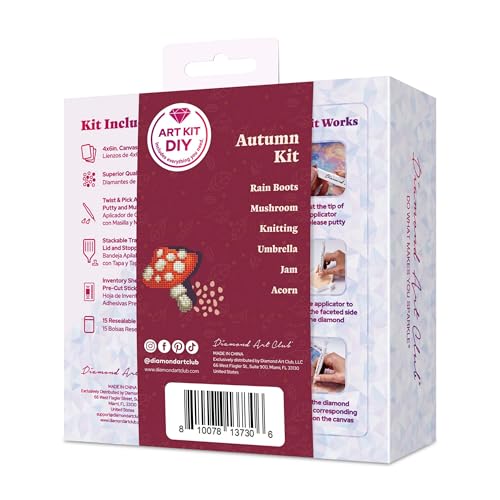 DIAMOND ART CLUB Mini Dazzles - Autumn Diamond Art Kits for Adults - color: Autumn
