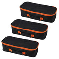 3pack Tool Pouch with Zipper Utility Small Tool Bag for Screw Plier Wrench Screwdriver Mechanic Car Vacuum Men garden Hand Power Tool Storage Organizer (12 Inch) - size: 12 inch-3pcs