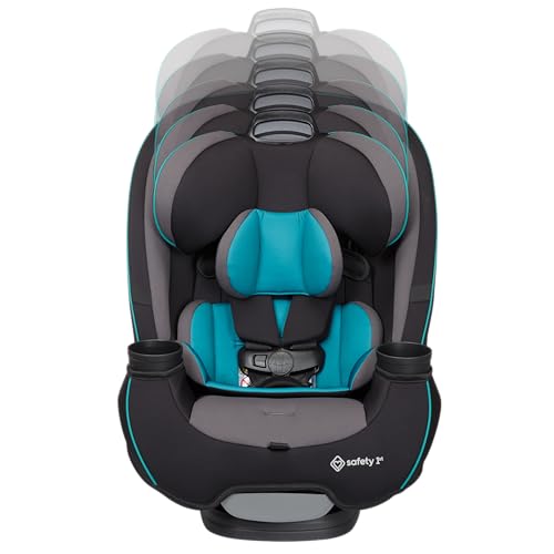 Safety 1st Grow and Go All-in-One Convertible Car Seat, Rear Facing, 5-40 lbs, Forward Facing (30–65 lbs), High Back Booster Seat 40-100 pounds, Green Gables - color: Green Gables, style: Original