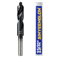 23/32 Drill Bit for Metal and Hardened Steel, M35 Cobalt 1/2 Inch Reduced Shank Industrial Grade Heavy Duty Drill Bit, with Index Storage Case - size: 23/32 in