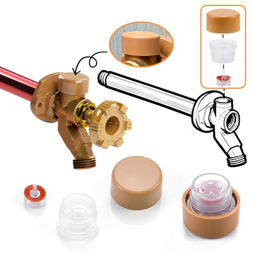 RK-17VB Outdoor Faucet Repair Kit for Woodford Model 17 Outside Faucets Vacuum Breaker Float Kit Include Caps Bodies Floats, 12PCS Set - style: RK-17VB