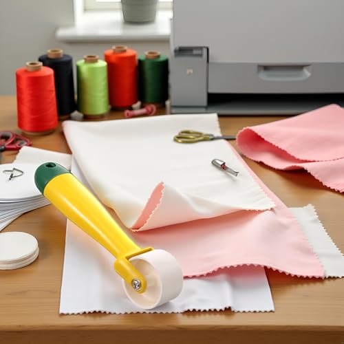 Quilting Seam Roller Quilting Roller Roll and Press Sewing Roller Tool with Easy to Grip Handle for Quilting, Sewing, Print, Ink, Wallpaper, Home Decoration Attractive Design Sewing Tools(15 X 2.3 Cm)